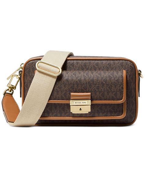 michael michael kors bradshaw medium pocket camera crossbody|bradshaw camera bag.